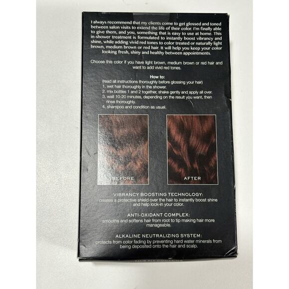 Kristin Ess In Shower Hair Toning Signature Gloss - RUBY - Medium True Red - Picture 3 of 5